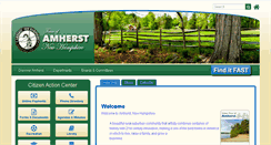 Desktop Screenshot of amherstnh.gov